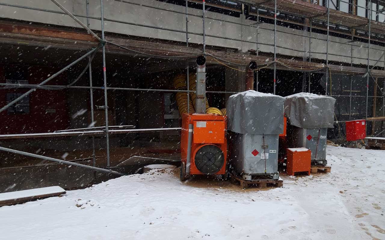 Winterbauheizung